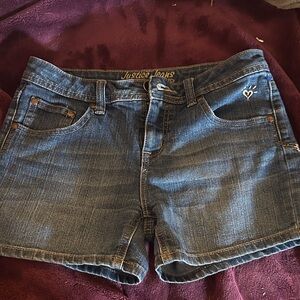 Justice Classic Blue Denim Shorts